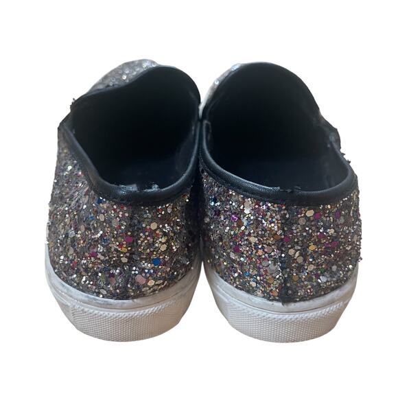 Steve Madden Gracious Slip On Shoes Sparkling Multicolored Glitter Size 6.5 - Picture 6 of 9